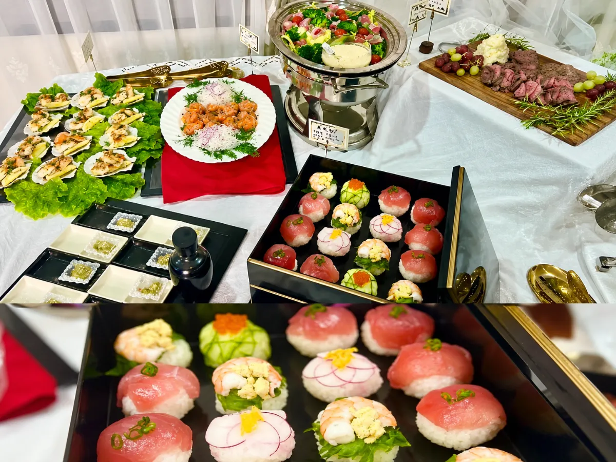 団体様向けパーティコース・ビュッフェ料理